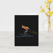 Biathlon Nordic Nordic Winter Sports Kaart (Gele Bloem)