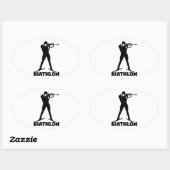 Biathlon Ovale Sticker (Vel)