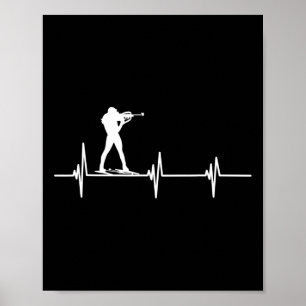Biathlon Ski Biathlet Wintersport Cross-country Poster