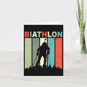 Biathlon Ski Biatleet Wintersport Langlaufen Kaart