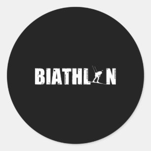 Biathlon Ski De Fond Biathlones Ronde Sticker