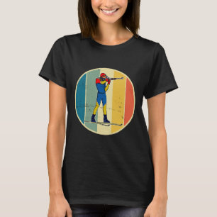 Biathlon Ski Skier langlauf Trail 2 T-shirt