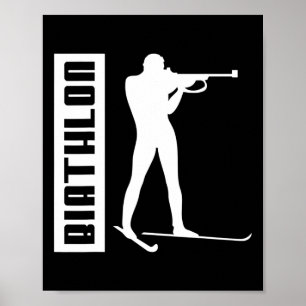 Biathlon Ski Skier Wintersport Cross-country Ski Poster