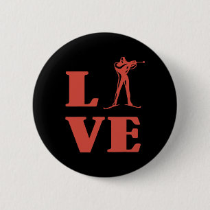 Biathlon Ski Skier Wintersport Cross-country Ski Ronde Button 5,7 Cm