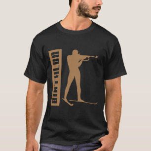 Biathlon Ski Skier Wintersport Cross-country Ski T-shirt