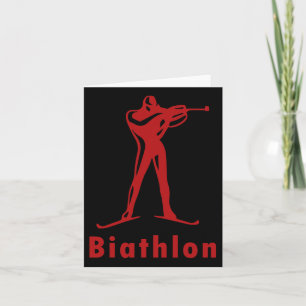 Biathlon Ski Skiloper Wintersport Langlaufen Kaart