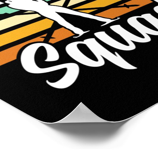 Biathlon Squad Biatleet Biathlons Sport Poster (Hoek)