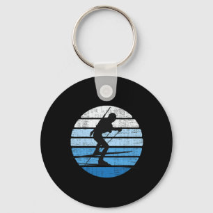 Biathlon Team Winter Sports Mountain Skiing Retro Sleutelhanger