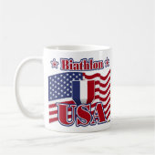 Biathlon USA Koffiemok (Links)