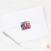 Biathlon USA Ronde Sticker (Envelop)