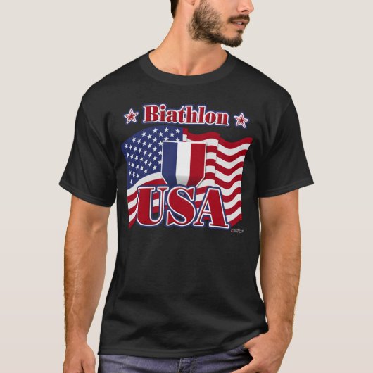 Biathlon USA T-shirt (Voorkant)