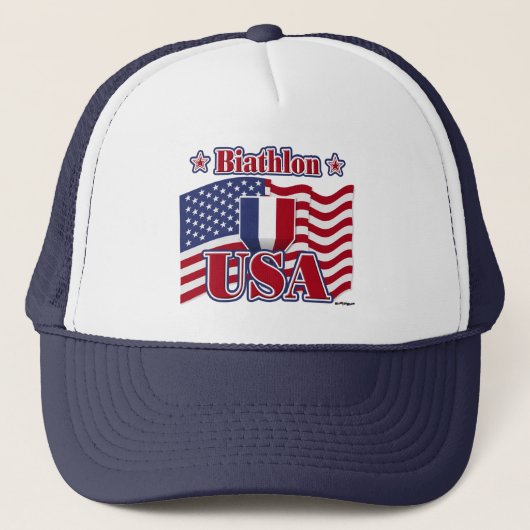 Biathlon USA Trucker Pet (Voorkant)