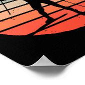 Biathlon Wintersport Actie Poster (Hoek)