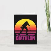 Biathlon  Wintersport Kaart (Voorkant)