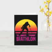 Biathlon  Wintersport Kaart (Gele Bloem)