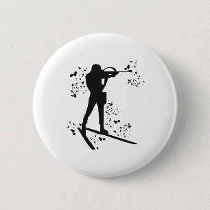 Biatleet Nordic Skiing Biathlon 10 Ronde Button 5,7 Cm