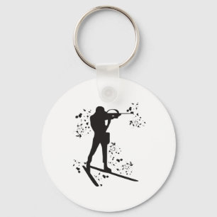 Biatleet Nordic Skiing Biathlon 10 Sleutelhanger