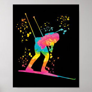 Biatleet Nordic Skiing Biathlon 21 Poster