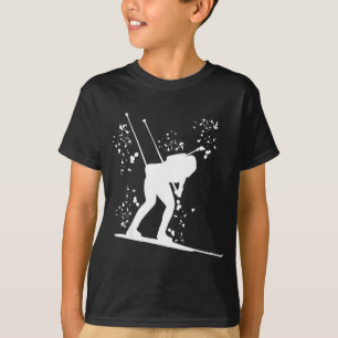 Biatleet nordisch skibiathlon t-shirt