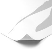 Biatlon Athlete op ski's Poster (Hoek)