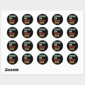 Biatlon atleet vader echtgenoot vader ronde sticker (Vel)