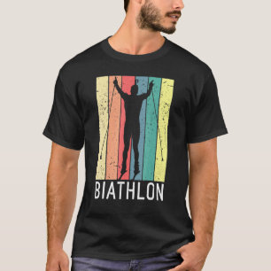 Biatlon Biatleet Winter Sport Cross Country Ski T-shirt
