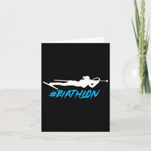 Biatlon Biatlete Cross-country Skiing Target Sho Kaart