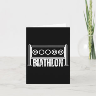 Biatlon Doel Skiwedstrijd Biatleet Shoot Kaart