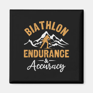Biatlon Endurance Accuracy Biatlete Skiing Shoot Magneet