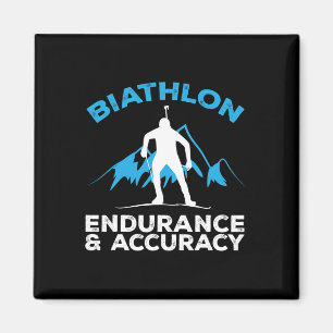 Biatlon Endurance Accuracy Cross Skiing Shooting Magneet