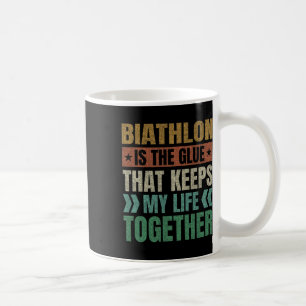 Biatlon houdt mijn leven samen Biatleet Sport Koffiemok