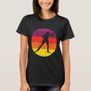 biatlon in wintersport langlaufen t-shirt