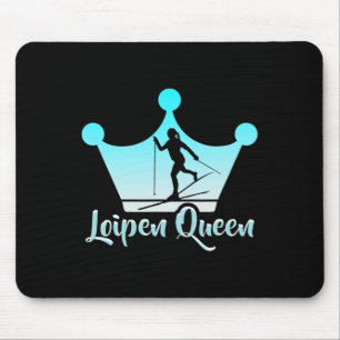 Biatlon Loipen Queen Cross Country Skier Muismat