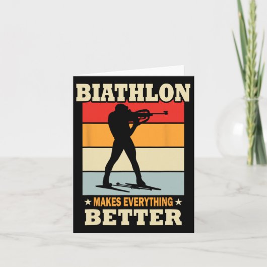 Biatlon maakt alles beter - Biatlon Kaart (Voorkant)