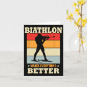 Biatlon maakt alles beter - Biatlon Kaart (Gele Bloem)