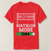Biatlon-modus aan t-shirt (Design voorkant)