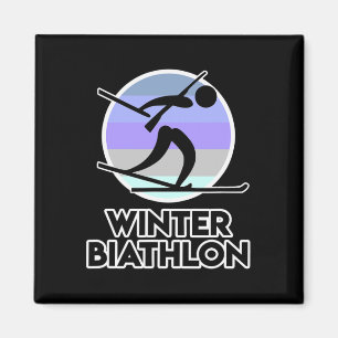Biatlon Shirt voor mannen en vrouwen - Winterbiatl Magneet