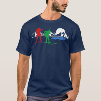 Biatlon Ski Winter Sports Cross Country Skiing T-shirt