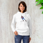 Biatlon Skiër Wintersport Atleet in actie Hoodie