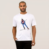 Biatlon Skiër Wintersport Atleet in actie T-shirt