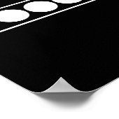 Biatlon Winter Sport Skiën Riffle Schieten Bad Poster (Hoek)