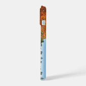 Bib Whitetail Buck slaat een pose iPhone 15 Case (Linkerkant)