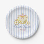 Bibbidi Bobbidi Boo Two - Second Princess Birthday Papieren Bordje (Voorkant)