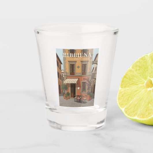 Bibbiena, Italië Shot Glas (Voorkant)