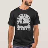 Bibbons Lake Vist Michigan T-shirt (Voorkant)