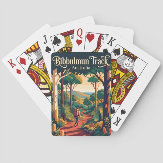 Bibbulmun Track Australië Pokerkaarten (Achterkant)