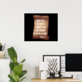 BIBEL SCHRIFT ROL poster (Thuiskantoor)