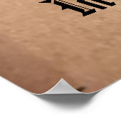 BIBEL SCHRIFT ROL poster (Hoek)