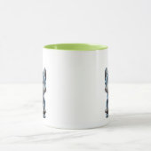 Bibelot in 3D van een porseleinmuis. Mok (Midden)