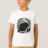 Biber/Beaver T-shirt (Voorkant)